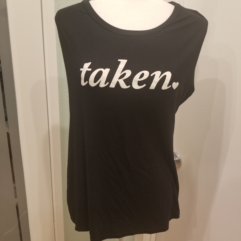 Super Cute Taken Tank Top NWT